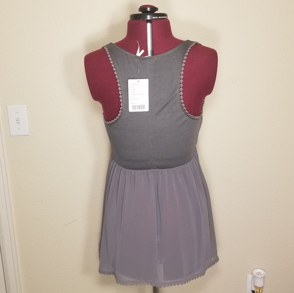 Kimchi Blue boho tanktop with crochet detail - Picture 3 of 8